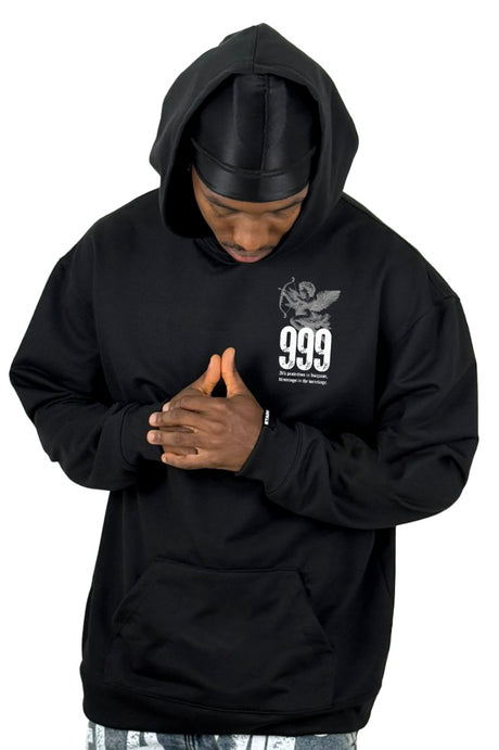 Buzo Capucha Negro Blessing 999
