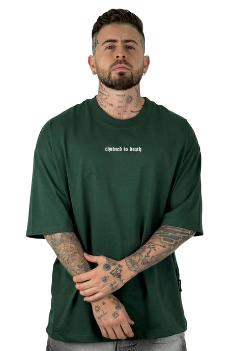 Oversize Verde Chained To Death Alto Gramaje