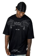 Oversize Negra Panther"s Crown Alto Gramaje