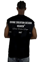 Camisilla Negra Divine Creation Design Alto Gramaje