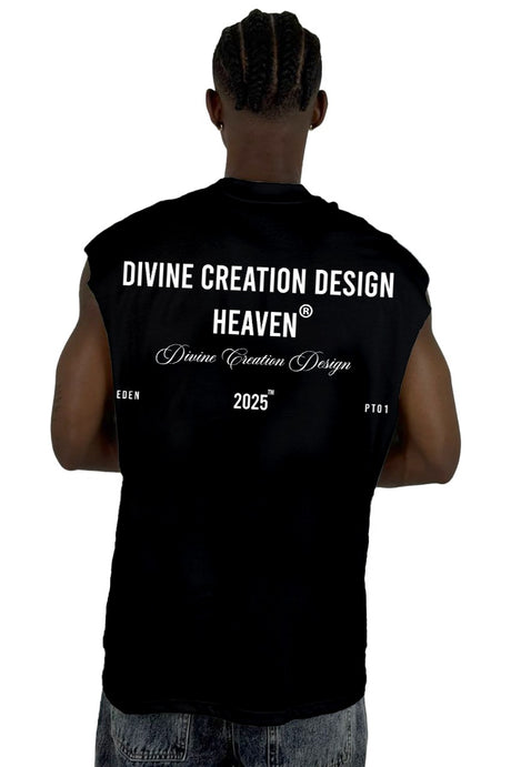 Camisilla Negra Divine Creation Design Alto Gramaje