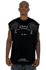 Camisilla Negra  Panther"s Crown Alto Gramaje