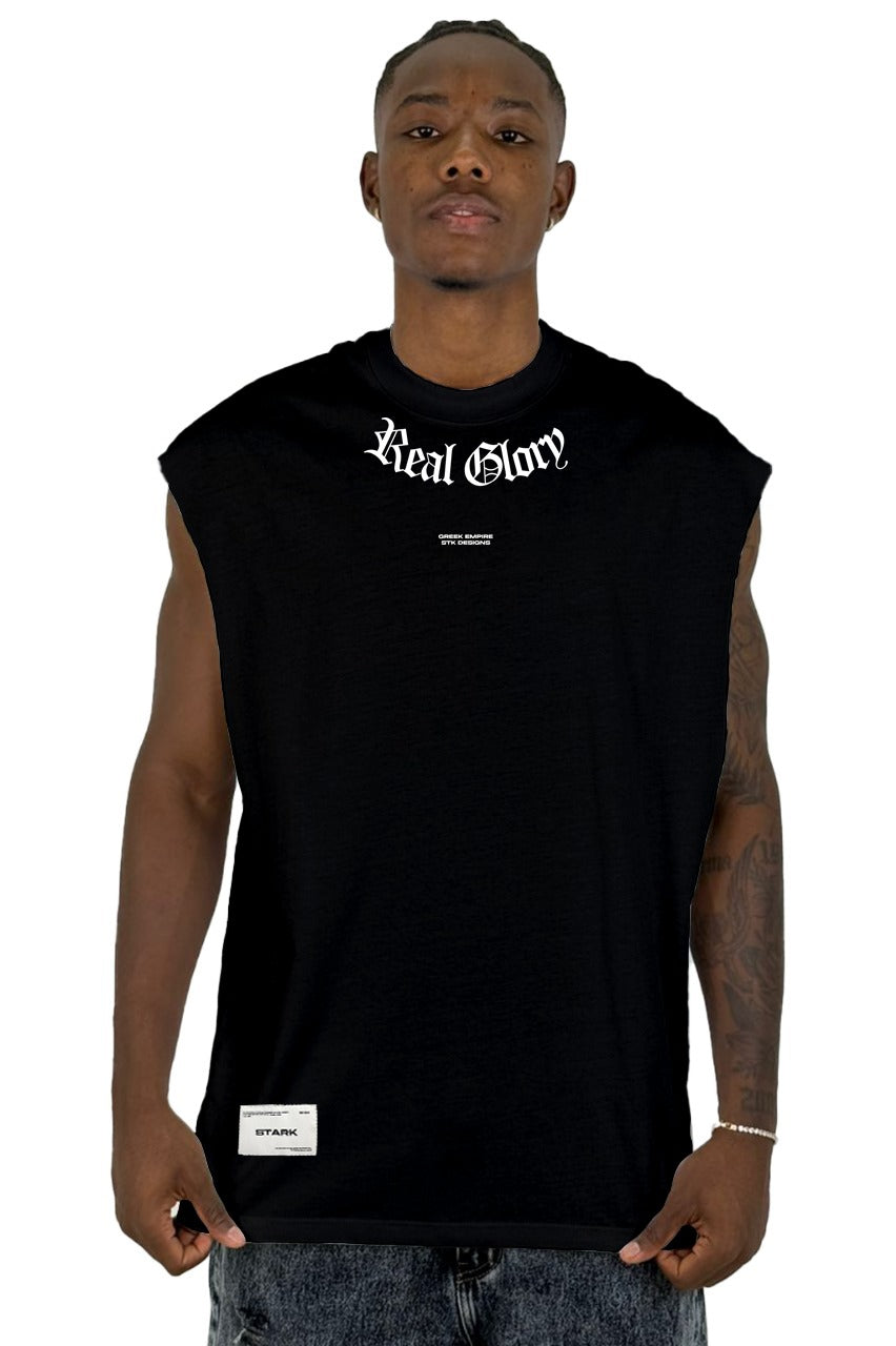 Camisilla Negra Real Glory Alto Gramaje