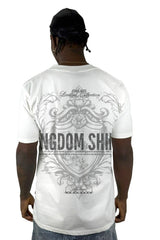 Camiseta Color Crudo Kingdom Shield Alto Gramaje