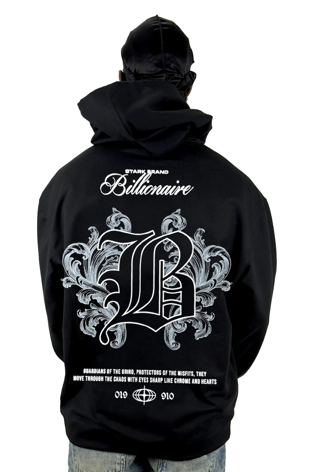 Buzo Capucha Negro Billionaire B