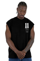 Camisilla Negra Champion 11 Alto Gramaje