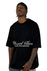 Oversize Negra Blessed Aura 222 Alto Gramaje