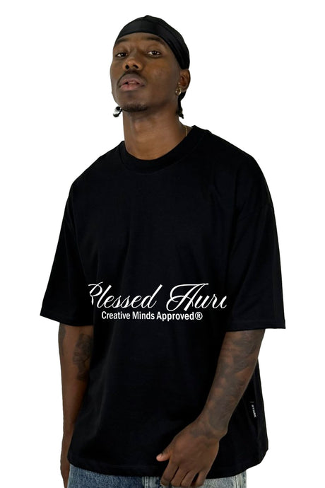 Oversize Negra Blessed Aura 222 Alto Gramaje
