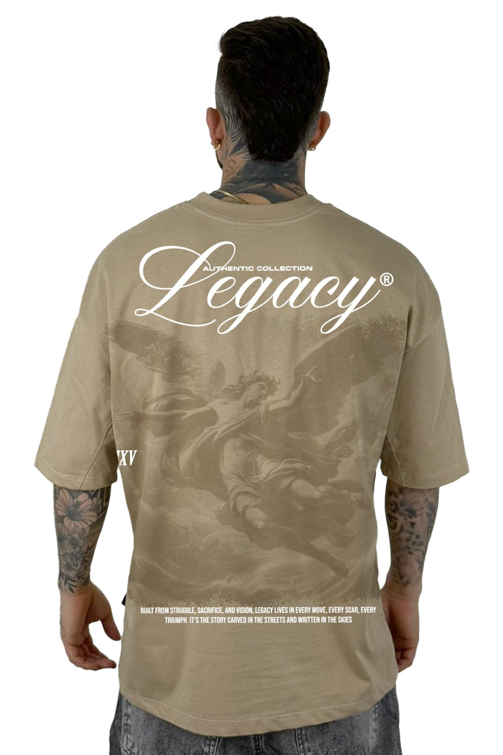 Oversize Beige Legacy Alto Gramaje