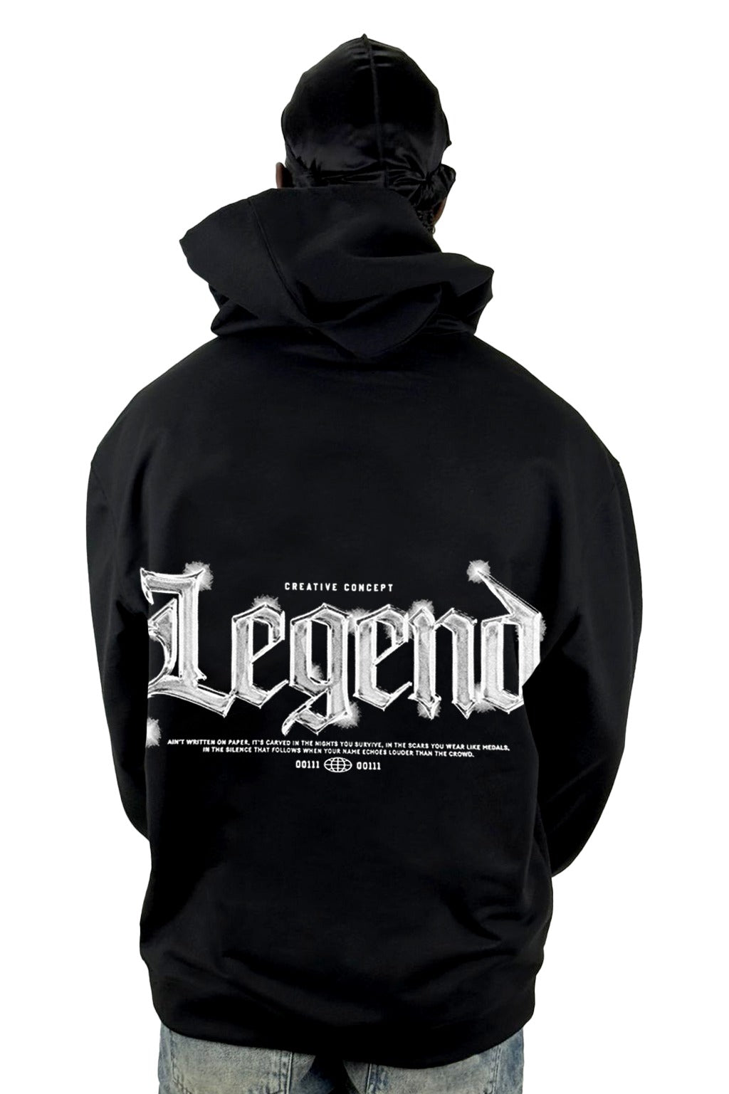 Buzo Capucha Negro Legend