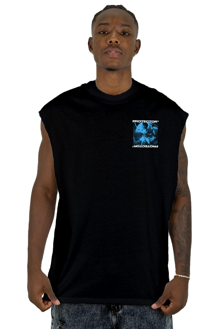 Camisilla Negra Protector Alto Gramaje