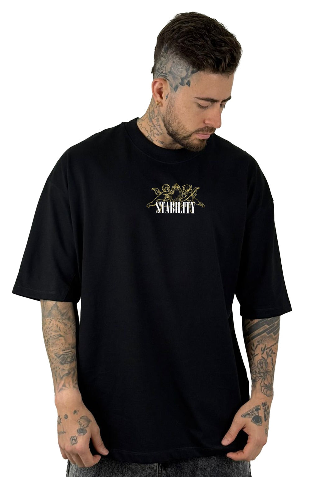 Oversize Negra Stability Alto Gramaje