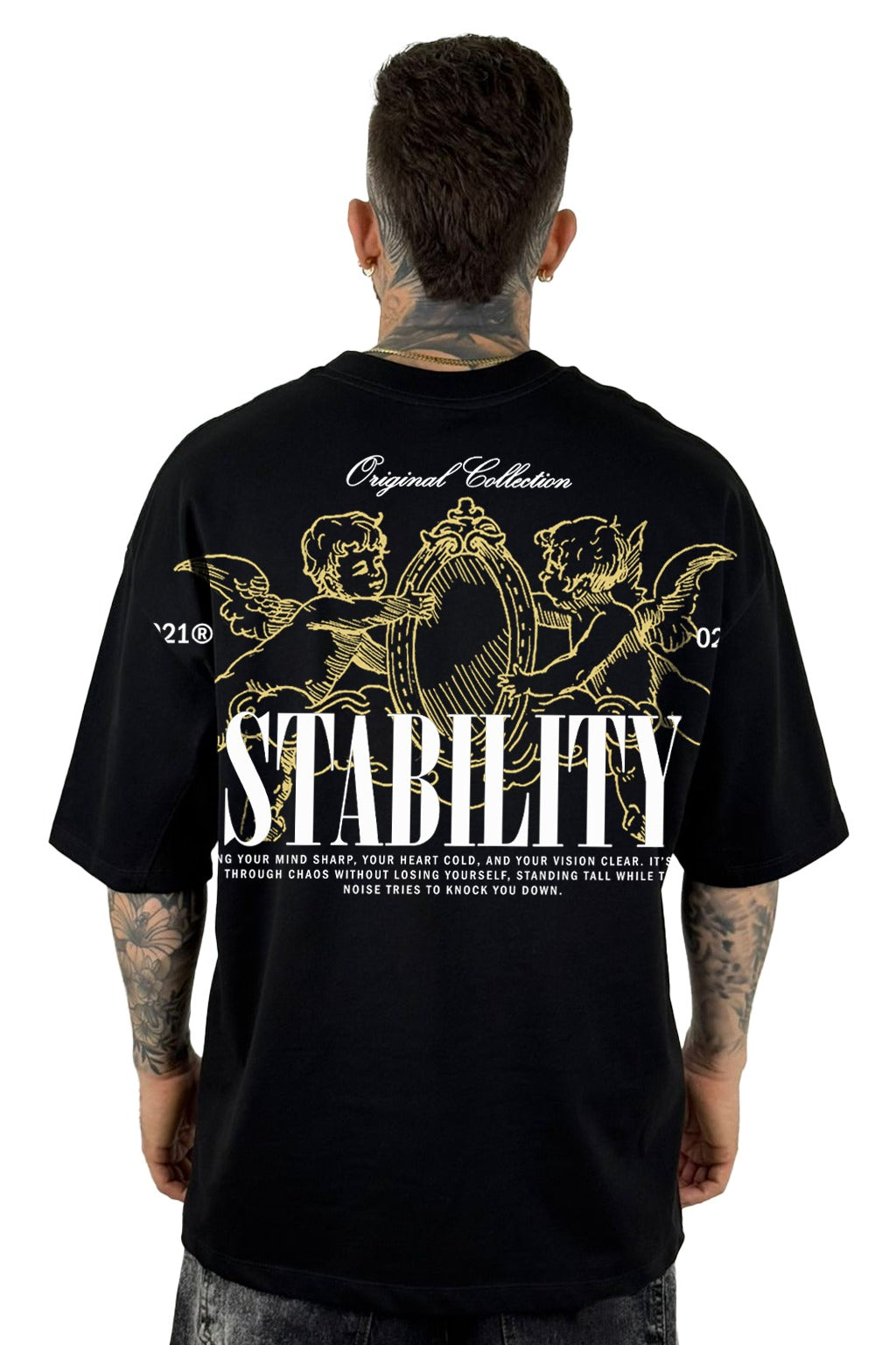 Oversize Negra Stability Alto Gramaje