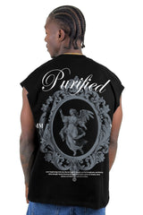 Camisilla Negra Purified Alto Gramaje