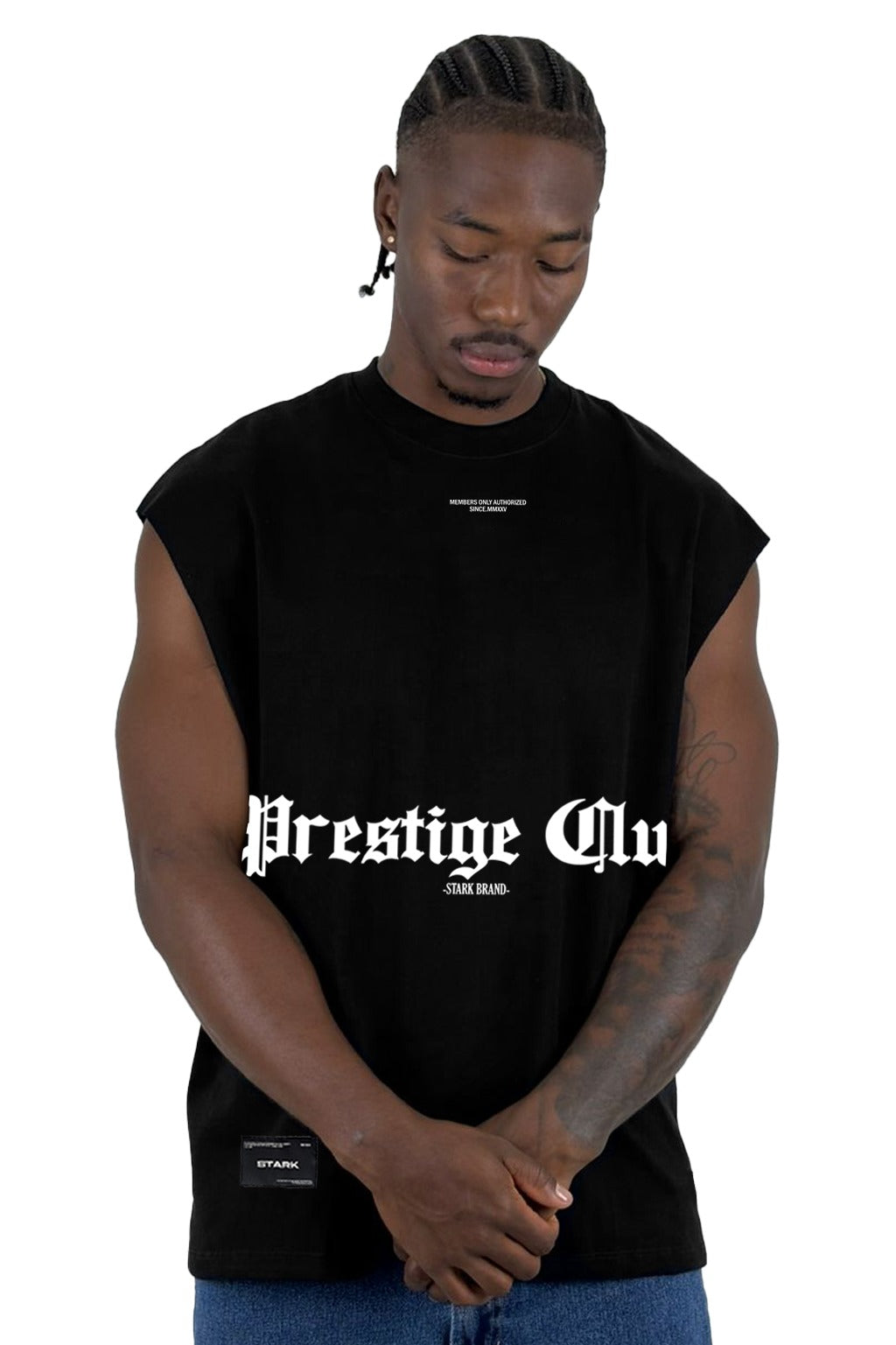 Camisilla Negra Prestige Club Angel Alto Gramaje