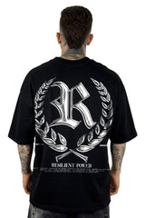 Oversize Negra Resilent Power Alto Gramaje