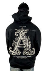 Buzo Capucha Negro Abyssal Creatiness A