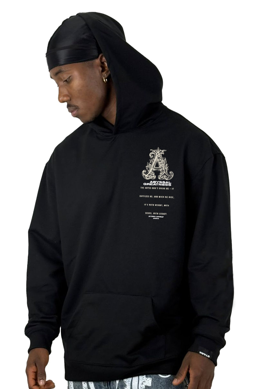 Buzo Capucha Negro Abyssal Creatiness A