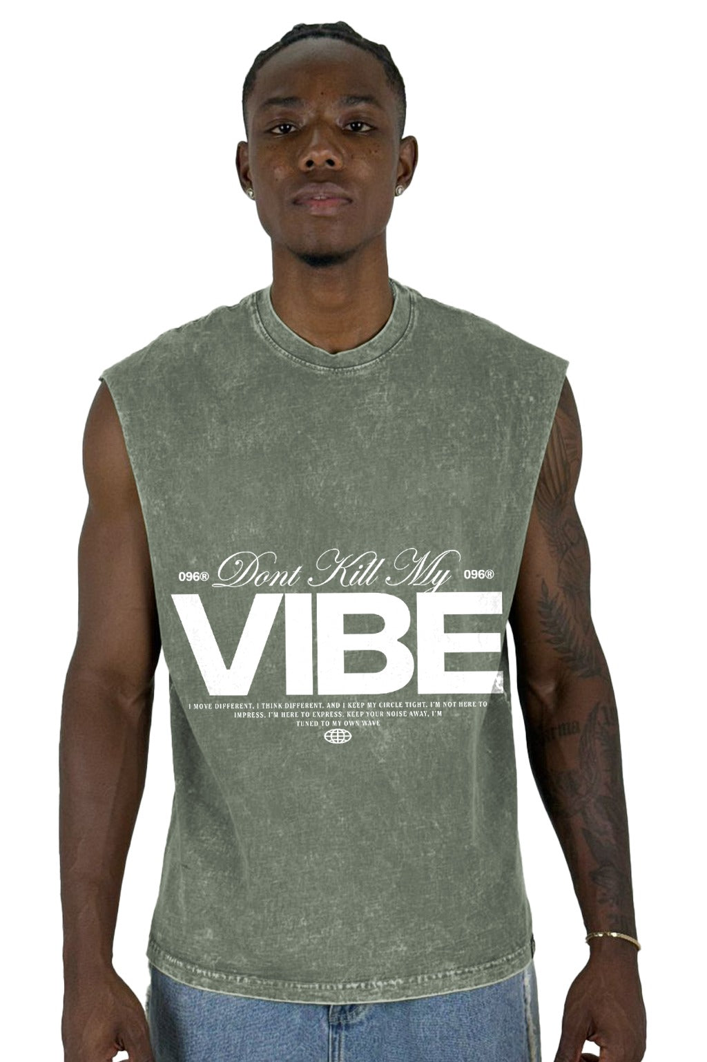 Camisilla Verde Sky VIBE