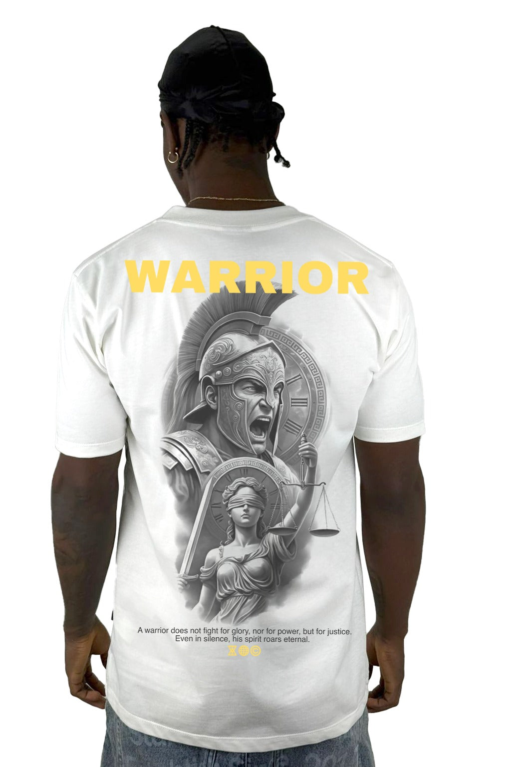 Camiseta Color Crudo Legion Warrior Alto Gramaje