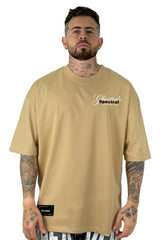 Oversize Crema Oscuro Ghosted Spectral Alto Gramaje