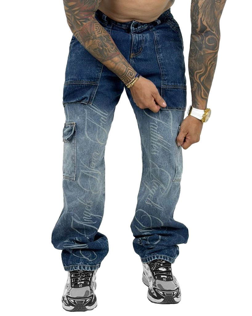 Jean Baggy Bolsillo Carpintero Faithless