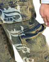 Jean Baggy Bolsillo Carpintero Blessed