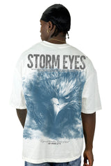 Oversize Blanca Storm Eyes Alto Gramaje