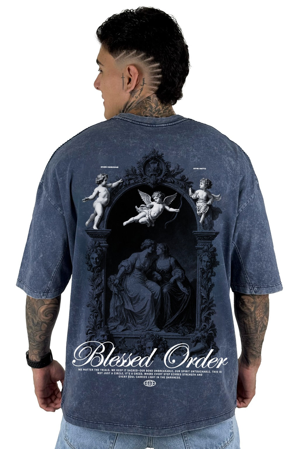 Oversize  Sky Azul Blessed Order