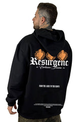 Buzo Capucha Negro Resurgence