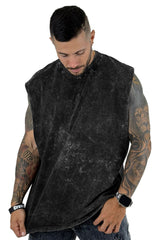 Camisilla Negra Sky Without Respect