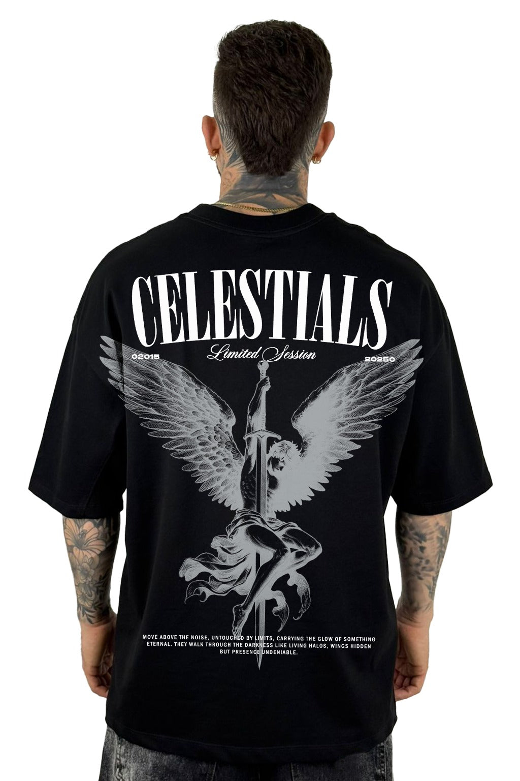 Oversize  Negra Celestials  Angel Alto Gramaje