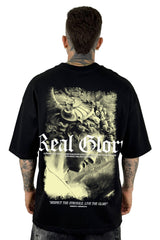 Oversize Negra Real Glory Alto Gramaje