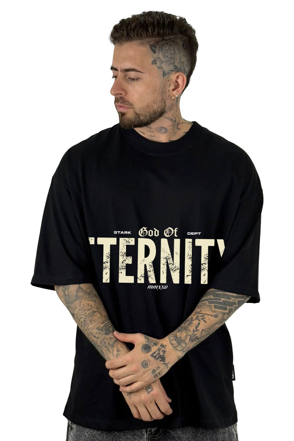 Oversize Negra God of ETERNITY alto gramaje