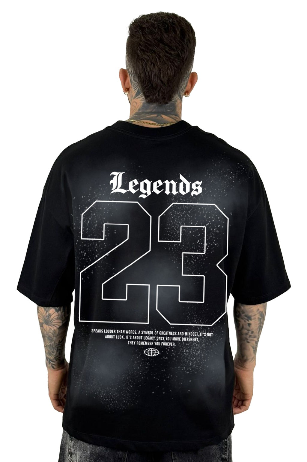 Oversize Negra Legends  23 alto gramaje