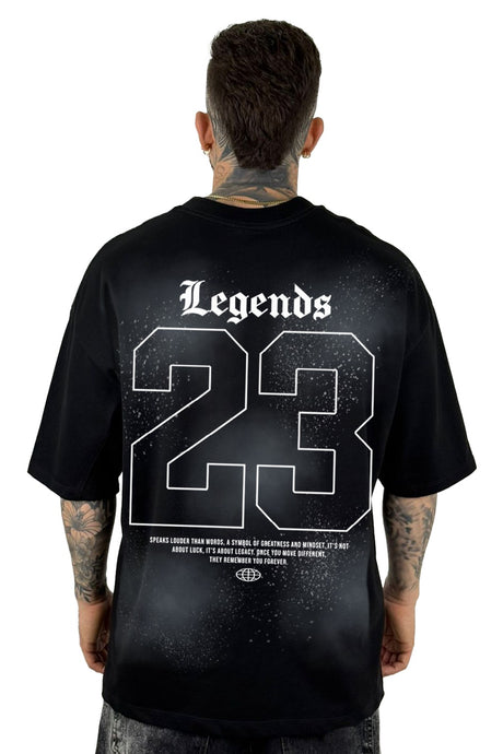 Oversize Negra Legends  23 alto gramaje