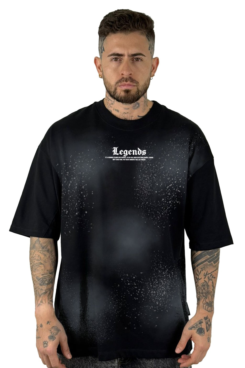 Oversize Negra Legends  23 alto gramaje