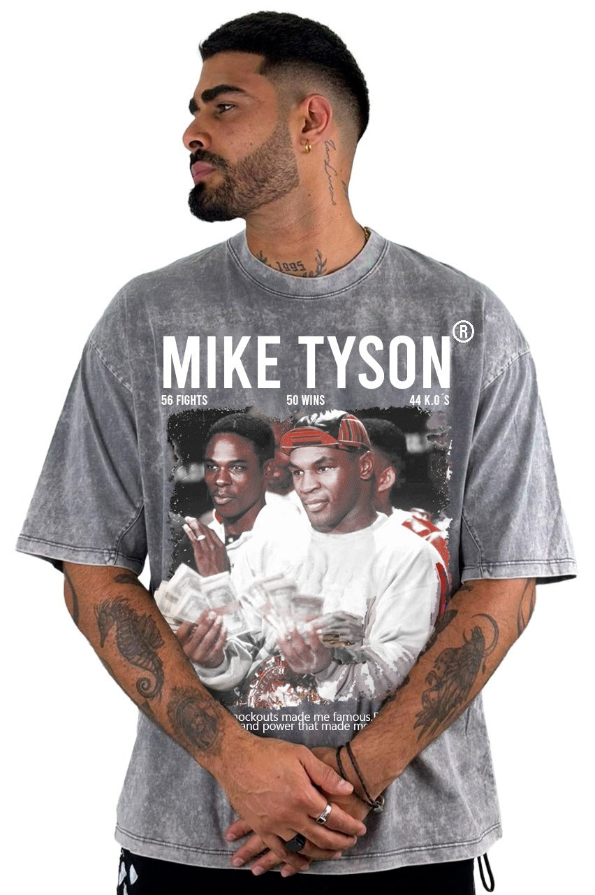 Oversize sky gris Mike Tyson