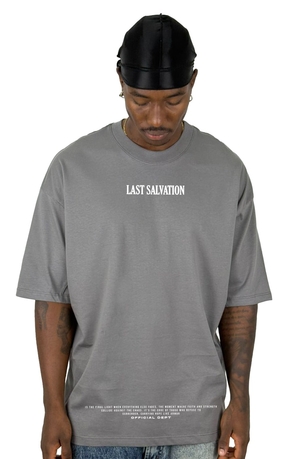 Oversize Gris Last Salvation Alto Gramaje