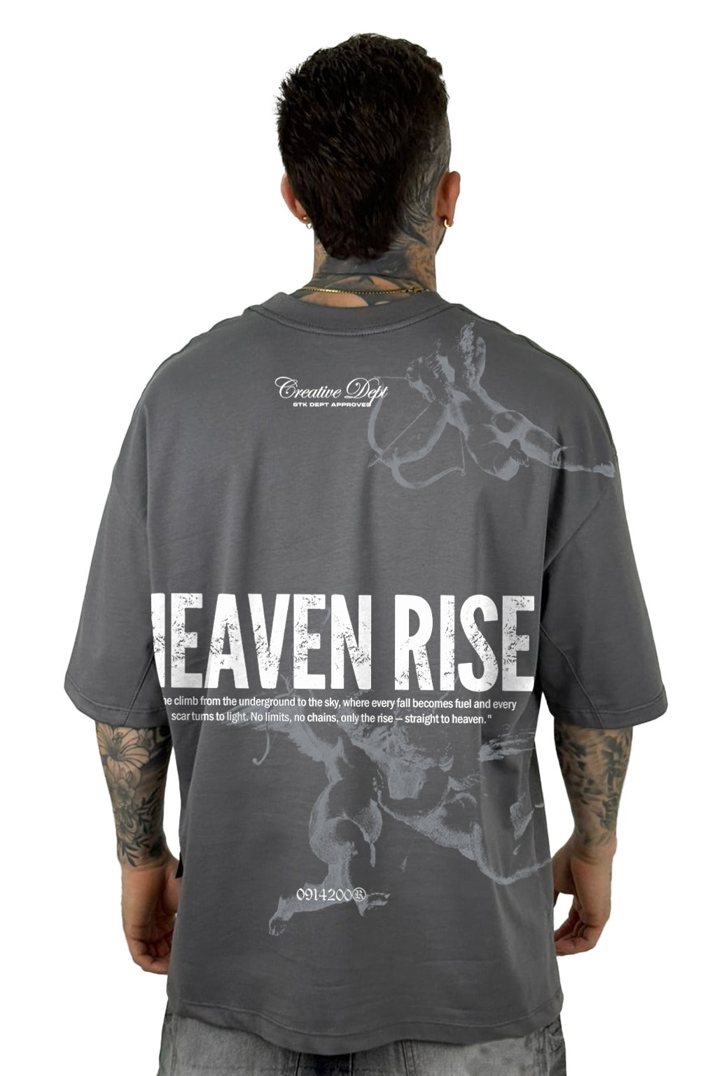 Oversize Gris Heaven Rise Alto Gramaje