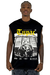 Camisilla Negra Tupac Alto Gramaje