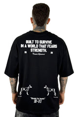 Oversize Negra Raised By Beast Alto Gramaje