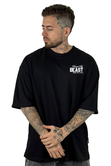 Oversize Negra Raised By Beast Alto Gramaje