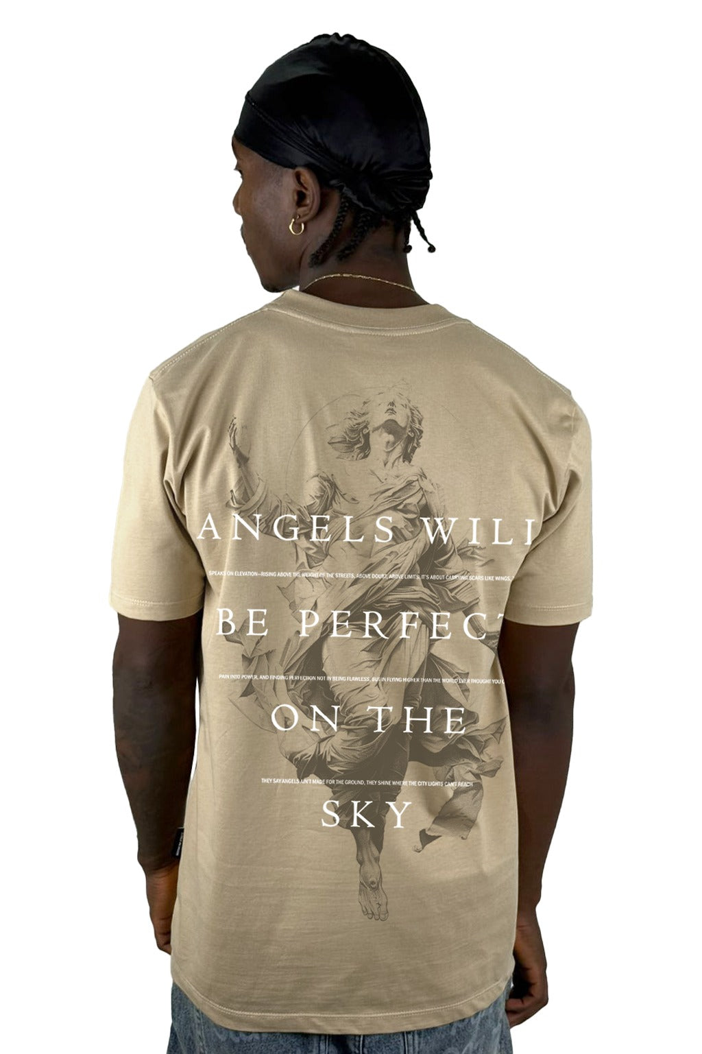 Camiseta Color Arena Be Perfect Alto Gramaje