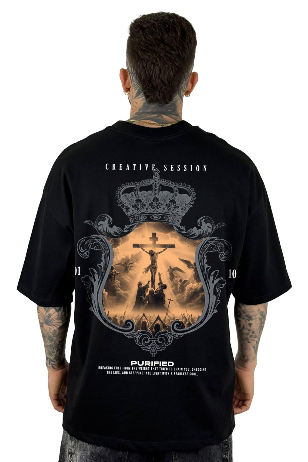 Oversize Negra Purified Alto Gramaje