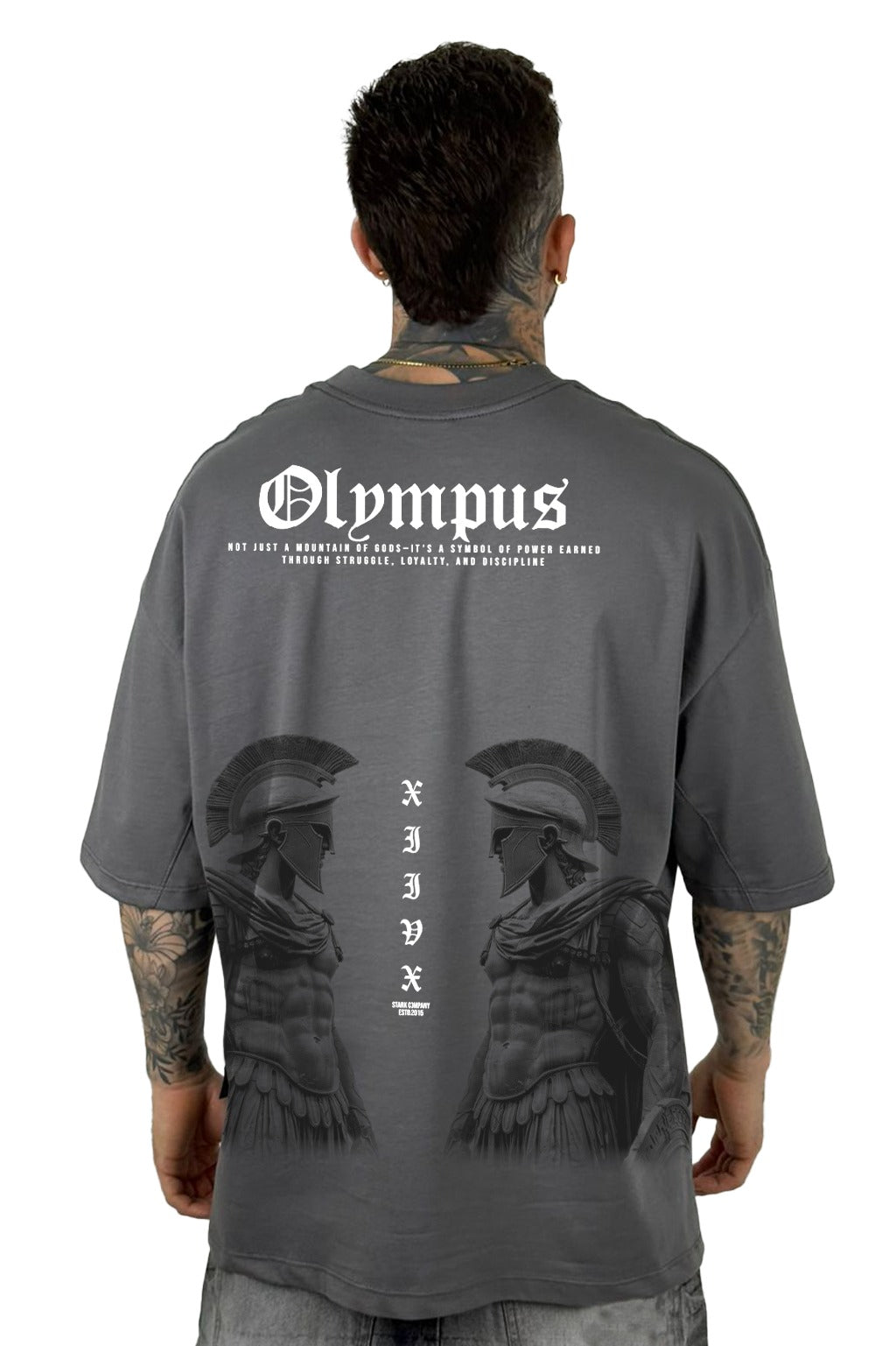 Oversize Gris Olympus  Alto Gramaje