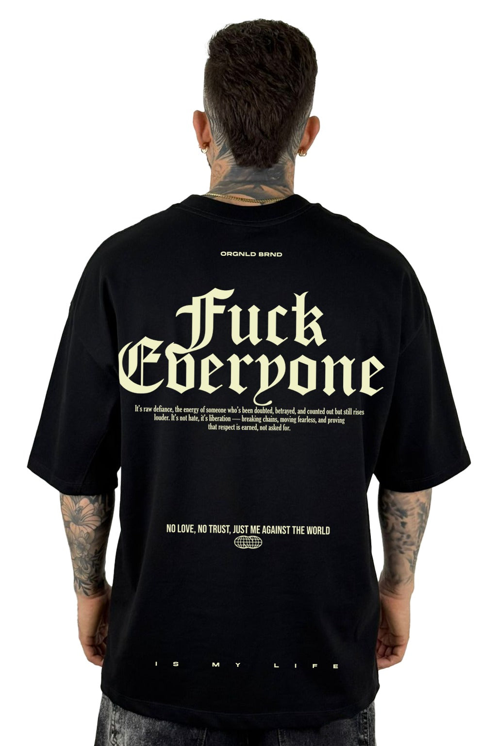 Oversize Negra Everyone Alto Gramaje