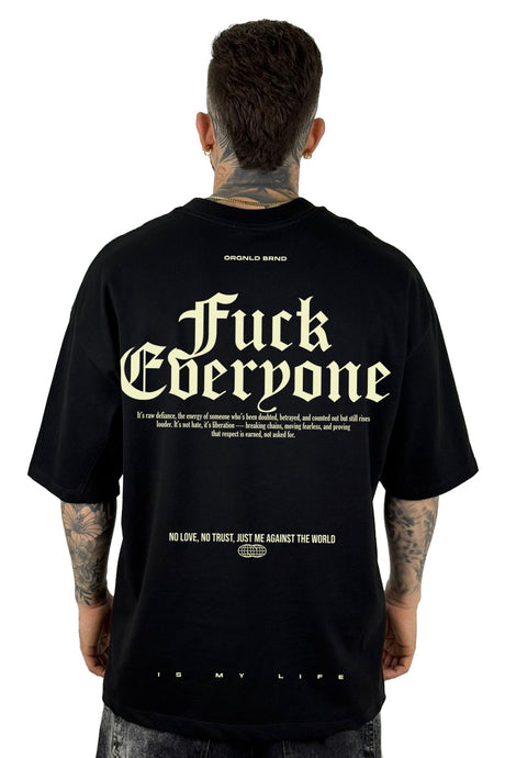 Oversize Negra Everyone Alto Gramaje