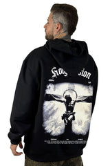 Buzo Capucha Negro Holy Vision