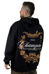 Buzo Capucha Negro Champions